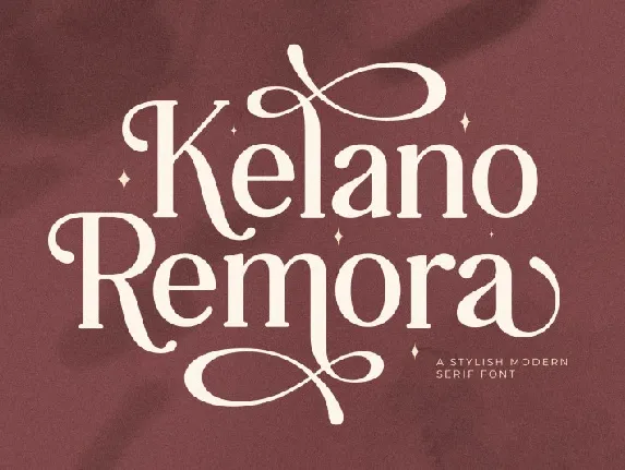 Kelano Remora font