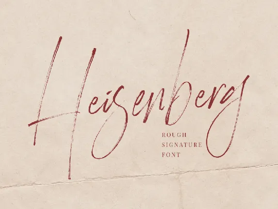 Heisenberg font