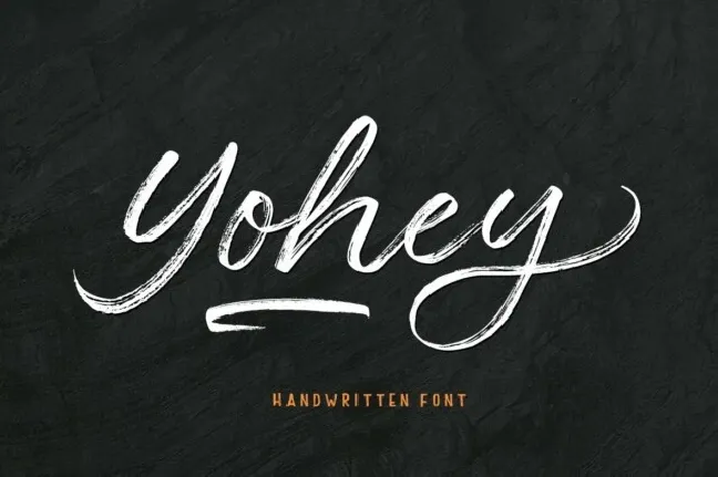 Yohey font