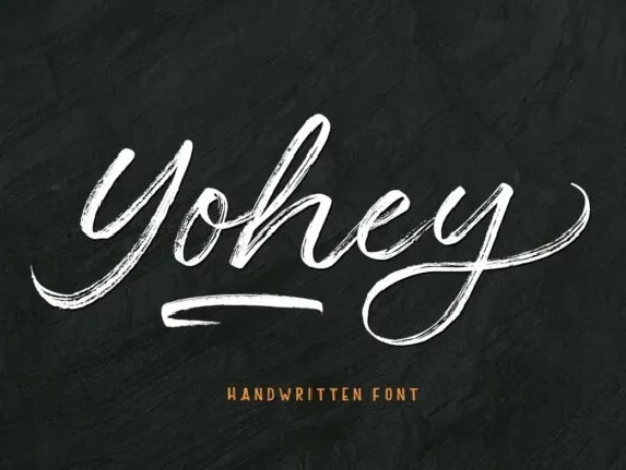 Yohey font