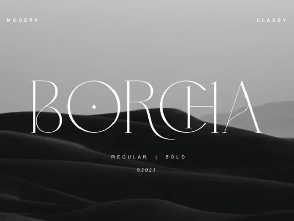 Borcha font