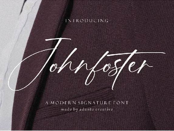 Johnfoster font