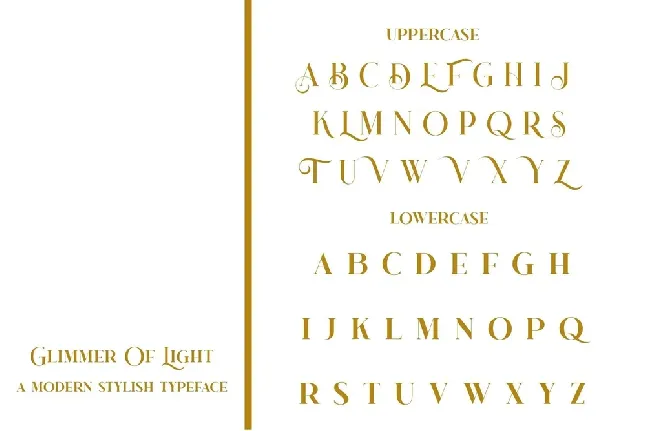 Glimmer of Light font