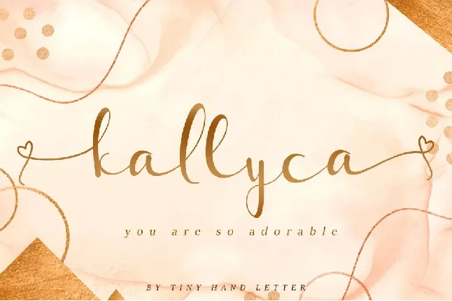 Kallyca font