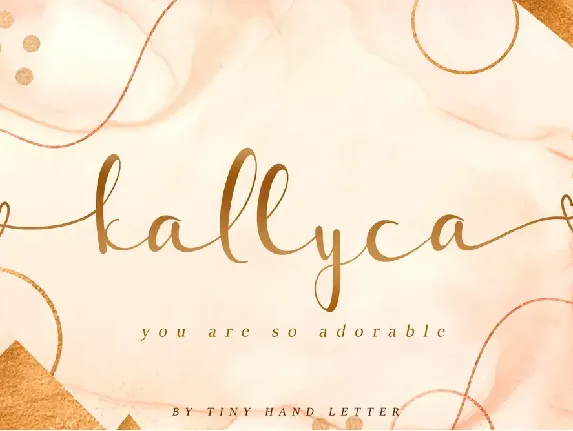 Kallyca font