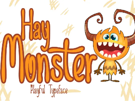 Hay Monster font