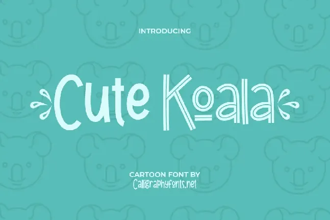 Cute Koala Demo font