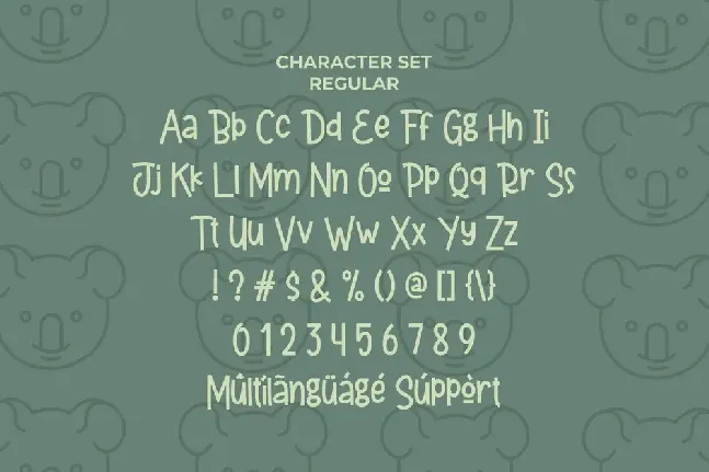 Cute Koala Demo font