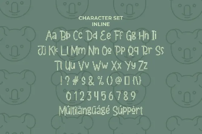 Cute Koala Demo font