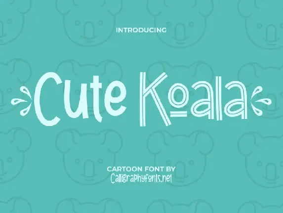 Cute Koala Demo font