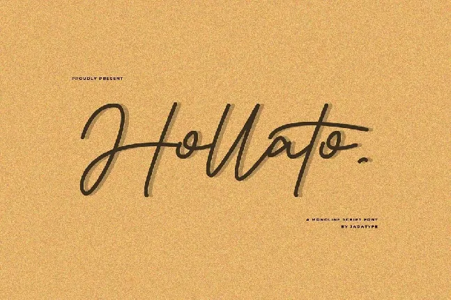 Hollato font