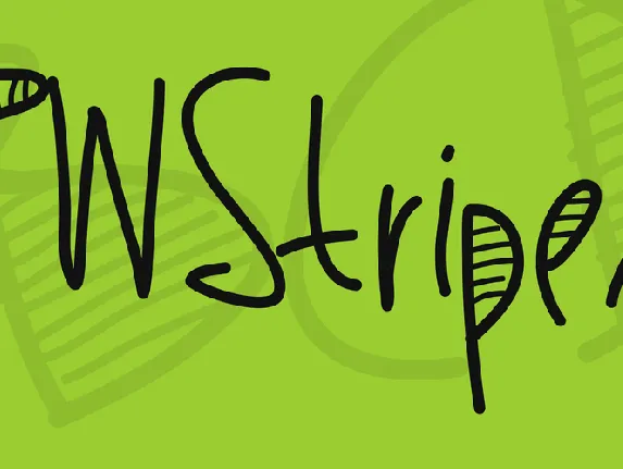 PWStripes font