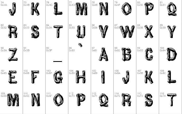 Pinewood font