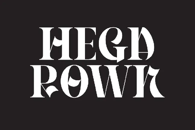 Hegarown font