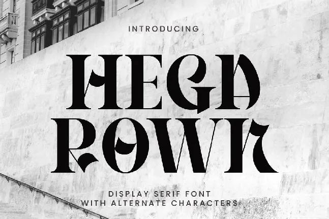 Hegarown font