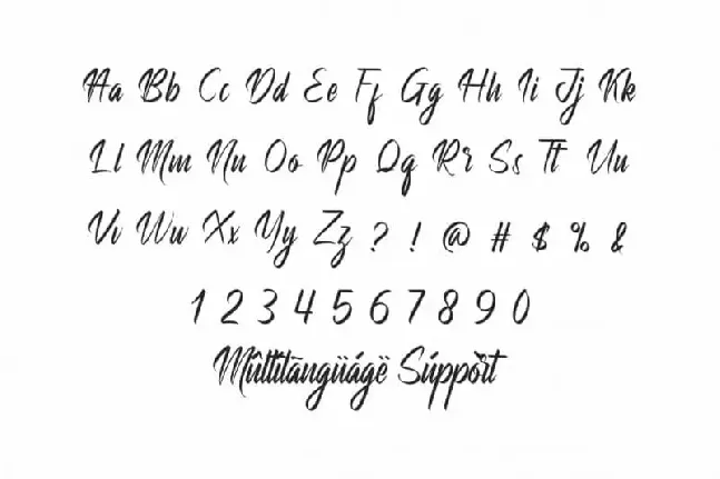 Mailboxing Brush font