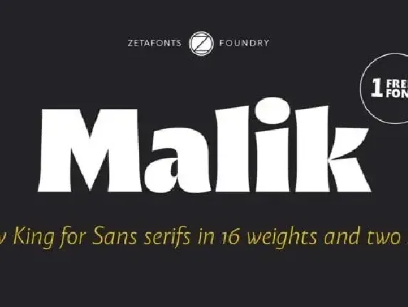 Malik Serif font