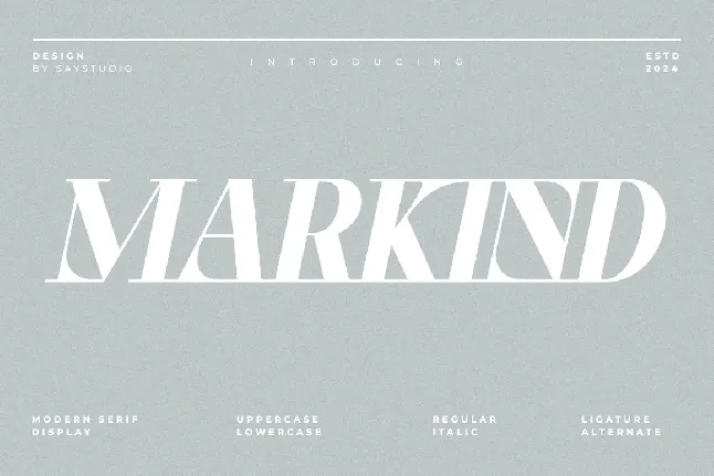 Markind font