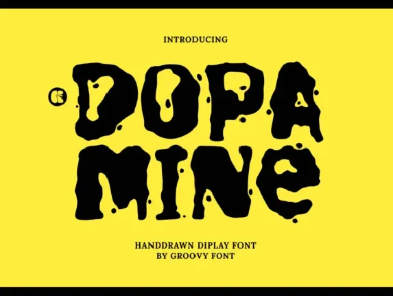 Groovy Dopamine Display font