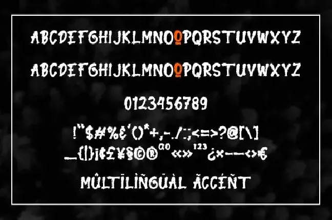 Kickcore font