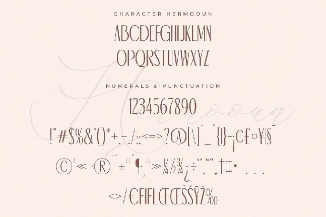 Hermooun font