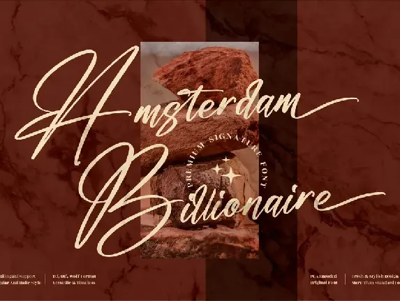 Amsterdam Billionaire font