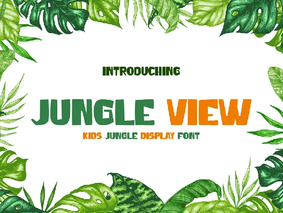 Jungle-View font