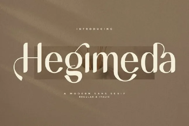 Hegimeda font