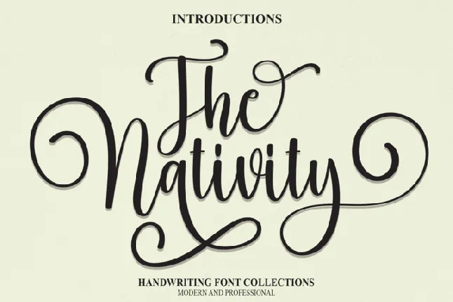 The Nativity font