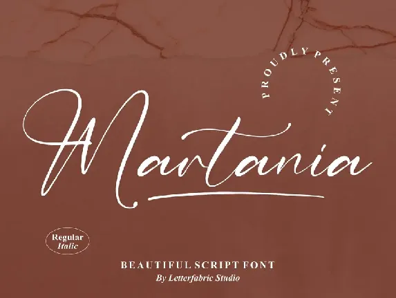 Martania â€“ Beautiful Script font