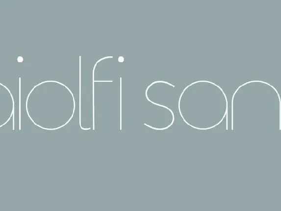 Aiolfi font