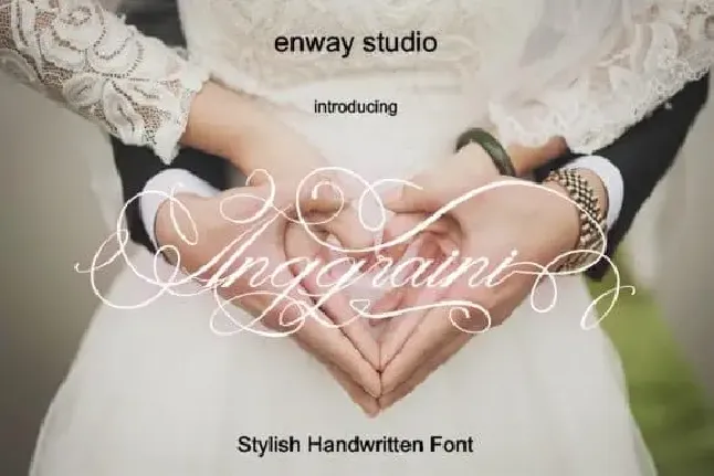 Anggraini Calligraphy font