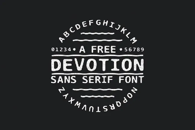 Devotion font