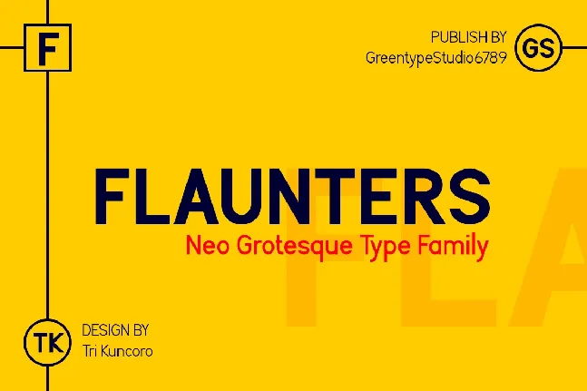 Flaunters font