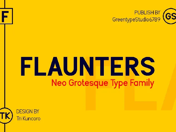 Flaunters font