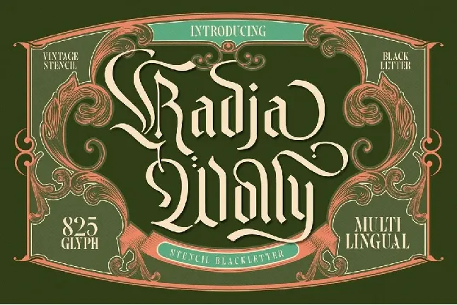 Radja Wolly font