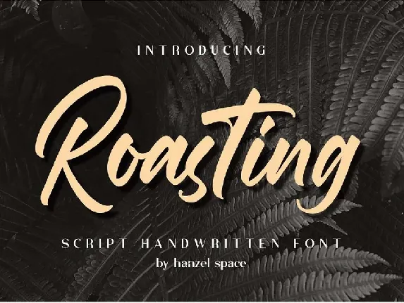 Roasting font