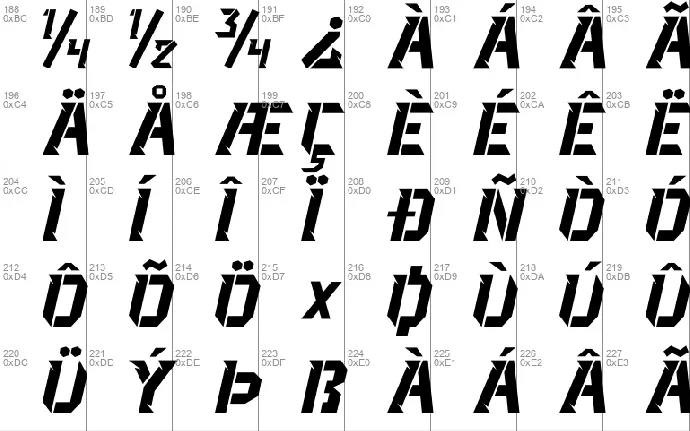 BUSERO font