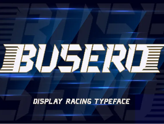 BUSERO font