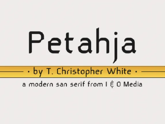 Petahja font