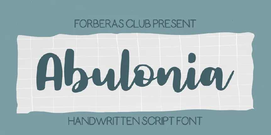 Abulonia Demo font