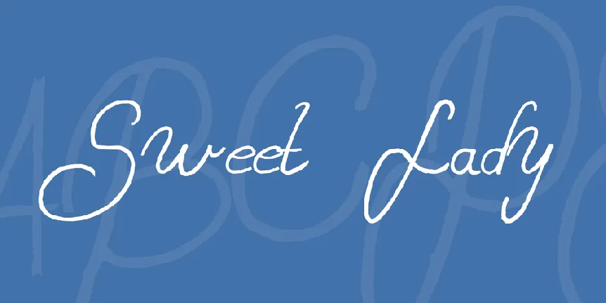 Sweet Lady font