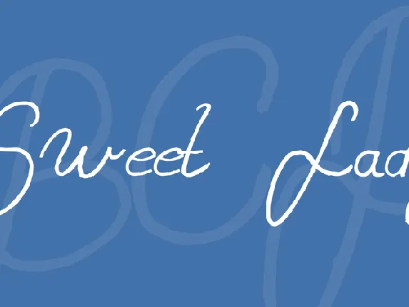 Sweet Lady font