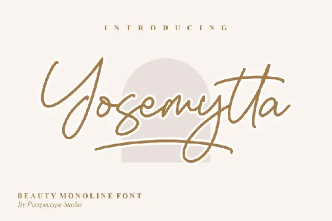 Yosemytta font