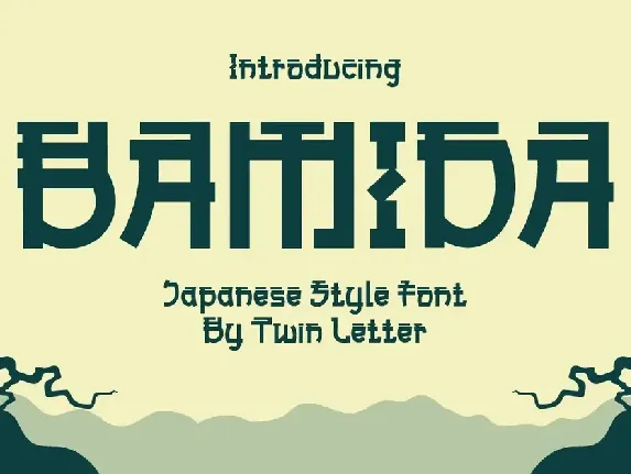 BAMIDA font