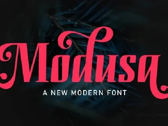 Modusa font