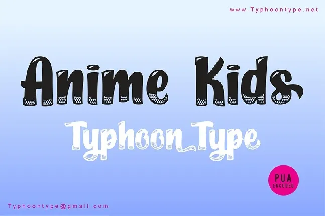 Anime Kids font