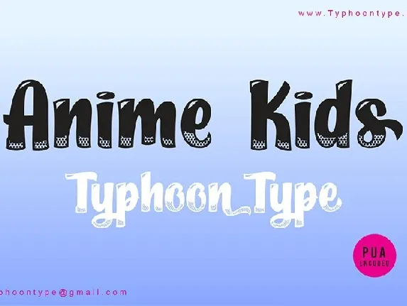 Anime Kids font