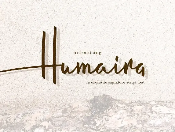 Humaira Script font