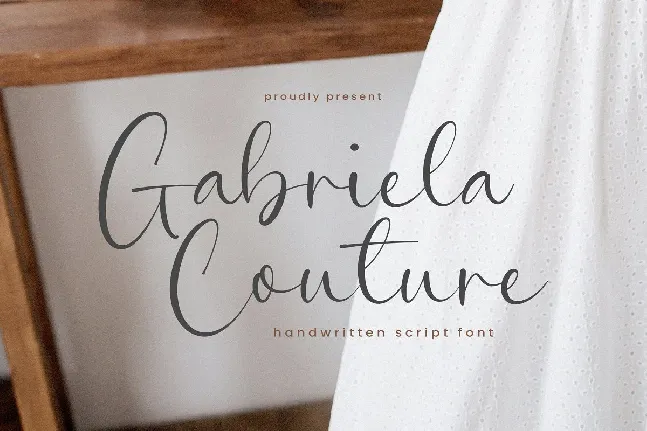 Gabriela Couture font